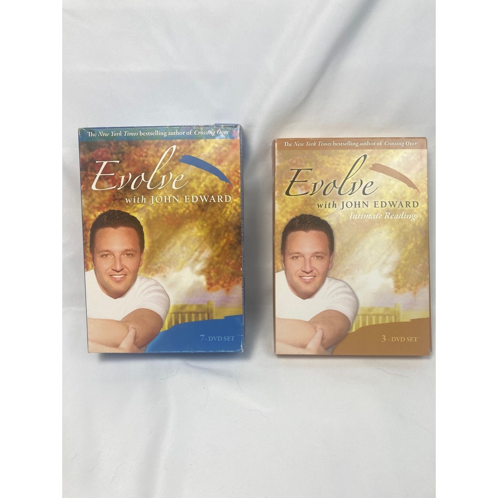 Evolve with John Edward DVD Lot – 7 Disc Set + Intimate Readings 3 Disc Set